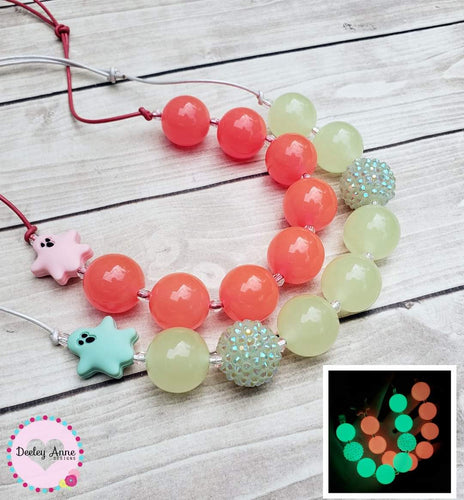 Ghost Glow in the Dark Adjustable Necklace