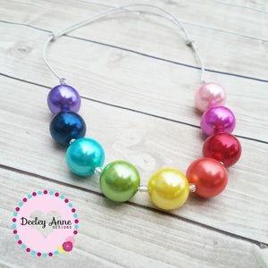 Rainbow pearl Necklace